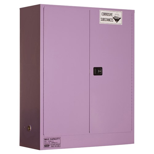 Corrosive Storage Cabinet 350L 2 Door, 3 Shelf